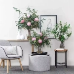 Artificial silk flower arrangements