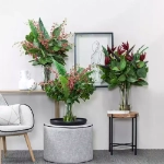 Artificial silk flower arrangements